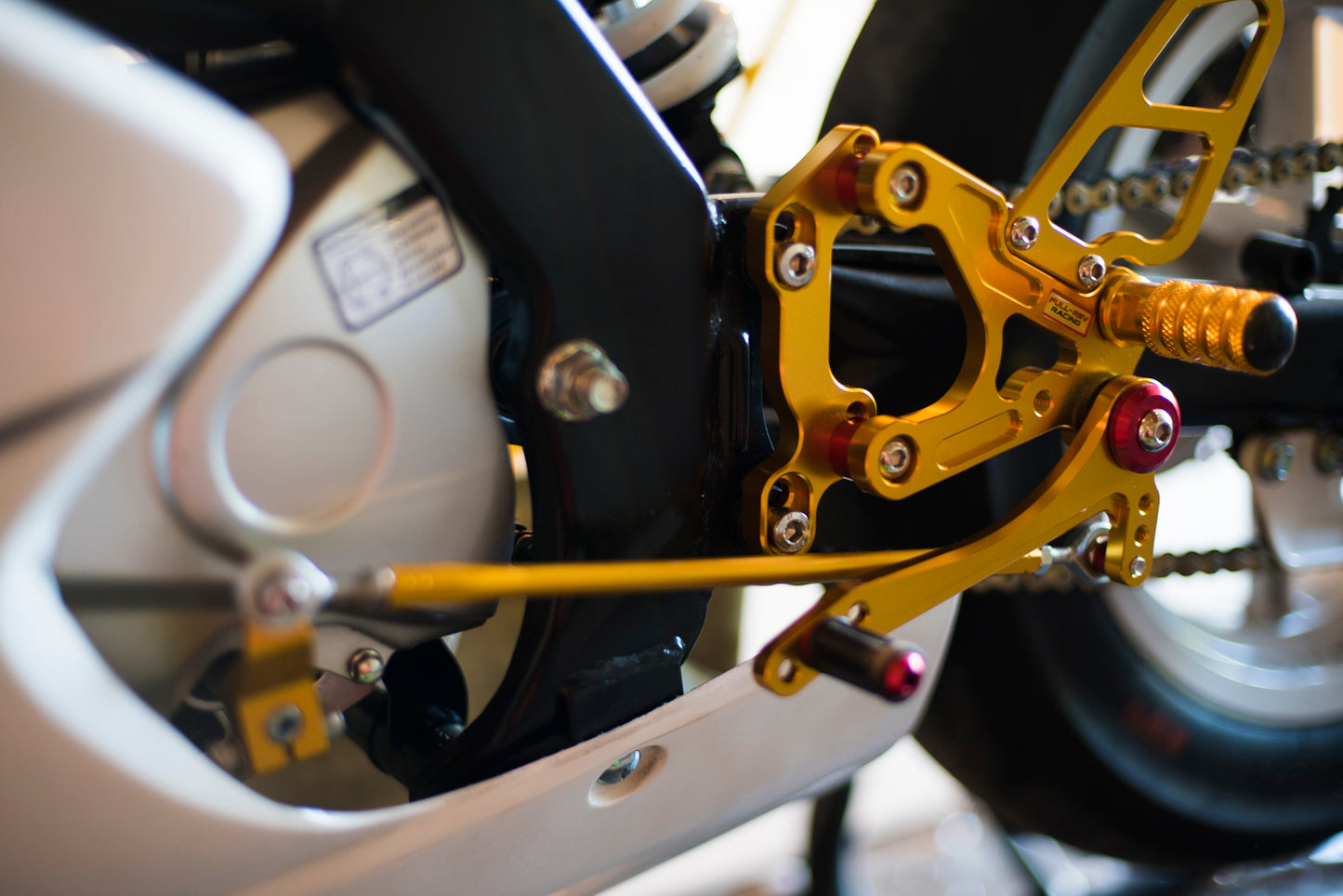 Full-Rev adjustable rearsets for 2012+ MiniGP