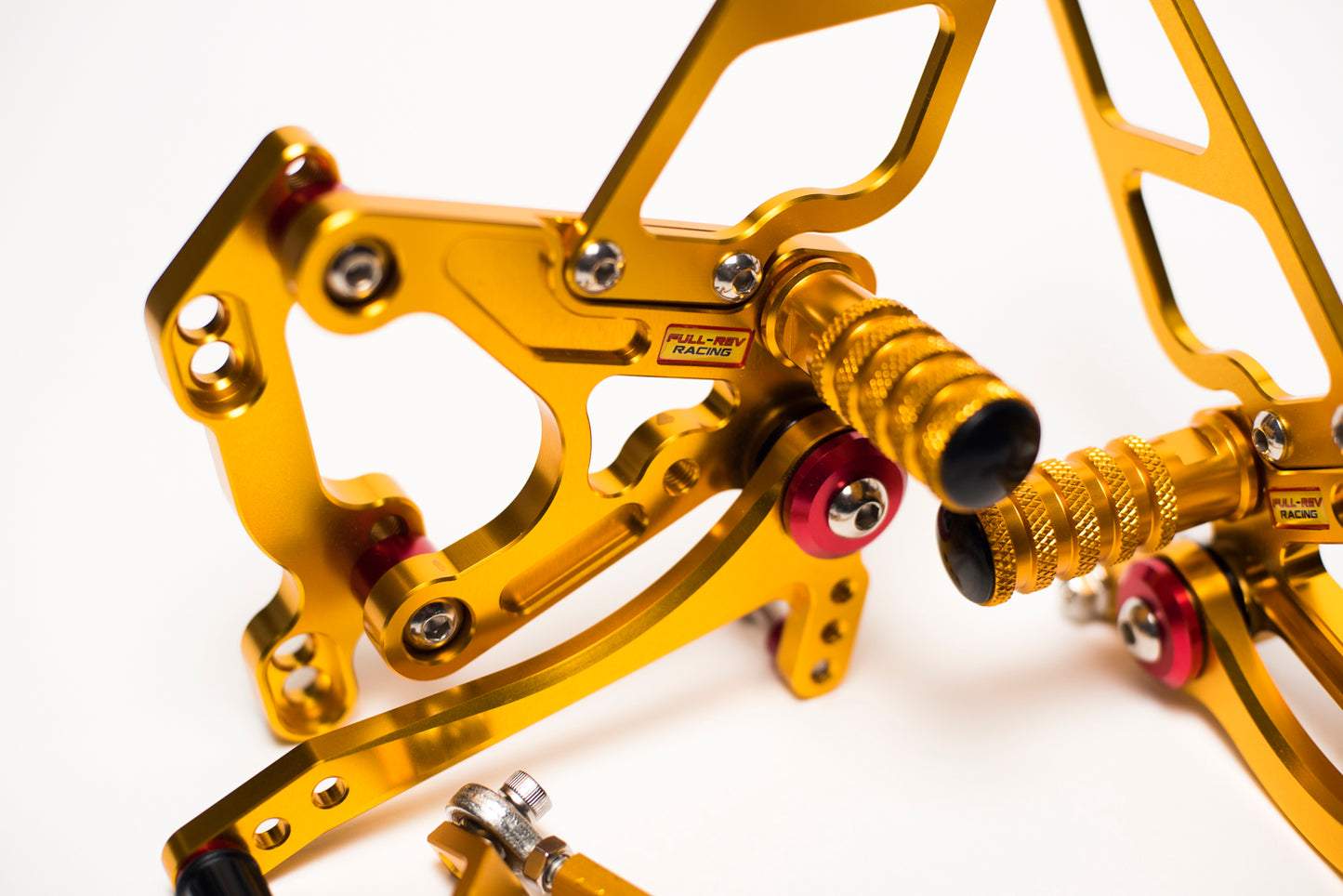 Full-Rev adjustable rearsets for 2012+ MiniGP