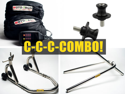 Front and Rear stands, 12" Warmers and Spools