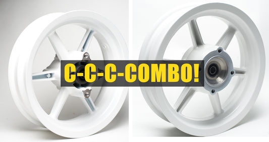 OEM MR150 Front + Rear wheels