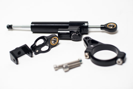 Black Race Steering Damper for Kayo MiniGP