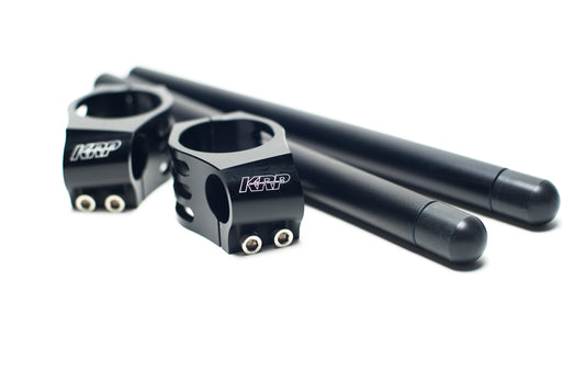 KRP Clip-On Handle Bars Black for Kayo MiniGP MR150